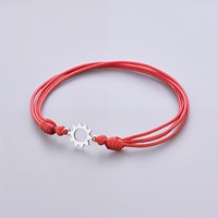 925 zilveren armband met meerdere kleuren lint, verstelbaar, minimalistisch, spiraalvormig, met zonnesteen, voor dames, Valentijnsdag, vrouw, unisex, gevlochten armband