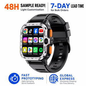 Nouvelle montre intelligente de sport de plein air Pgd avec écran de 1,99 pouce Wifi et 4G Android Répondre aux appels et enregistrer la réception des SMS - Product Image 2