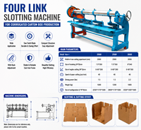 Machine à rainurer semi-automatique à quatre liaisons pour la production de boîtes en carton ondulé - Points forts de la vente