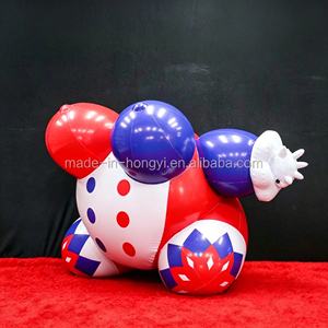 Costume de clown gonflable Hongyi à double couche, drôle, avec gros seins, en vente - Product Image 1