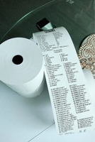 Rouleau de papier thermique haute luminosité pour reçus, paquet en vrac, papier pour tickets de file d'attente bancaire