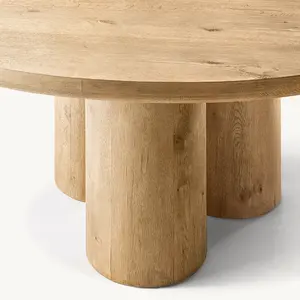 Nuovo arrivo di lusso tavoli moderni mobili da cucina in <span class=keywords><strong>legno</strong></span> massello rovere tavole tavoli da pranzo - Product Image 5