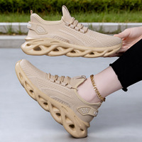 Chaussures de course respirantes en maille pour femmes, légères, absorbant les chocs, antidérapantes, chaussures de sport décontractées pour femmes