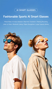 Lunettes Intelligentes IA Abordables avec <span class=keywords><strong>Caméra</strong></span> de Prise de Vue 1080P, Contrôle Tactile, Appel Audio Bluetooth, Reconnaissance Vocale et Étanchéité IPX-5 - Product Image 3