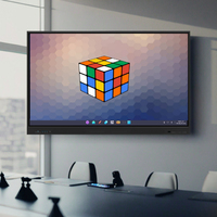 Android 14 Active boards 4K Pizarra interactiva multitáctil con cámara OPS y micrófono