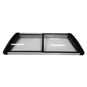 E002 Prix avantageux Pièces de congélateur à crème glacée Manuel Neuf Cadre de vitrine réfrigérée en plastique ABS avec porte à verrouillage et vitre trempée Low-e - Product Image 1