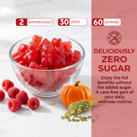 Gummies d'huile de graines de citrouille pressée à froid Qbioflex GMP personnalisées pour la croissance des cheveux, complément alimentaire naturel pur à marque privée