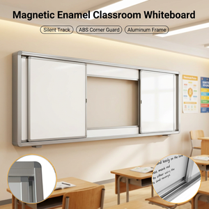 <span class=keywords><strong>Pizarra</strong></span> Magnética Deslizante para Escuela, de Buena Calidad, Moderna, para Educación, para Aulas Grandes - Product Image 1