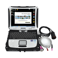 (bssy) Outil de diagnostic robuste pour grue Liebherr avec clé USB, logiciel Scania dernière version V2.13.3 + ordinateur portable Toughbook CF19