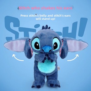 Muñeco <span class=keywords><strong>de</strong></span> peluche transfronterizo <span class=keywords><strong>Lilo</strong></span> & <span class=keywords><strong>Stitch</strong></span> para niños, con sonido relajante <span class=keywords><strong>y</strong></span> luz, <span class=keywords><strong>de</strong></span> algodón PP <span class=keywords><strong>y</strong></span> plástico, con efecto <span class=keywords><strong>de</strong></span> respiración bicolor, diseño <span class=keywords><strong>de</strong></span> oso <span class=keywords><strong>y</strong></span> nutria - Product Image 3