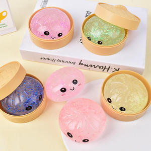 Juguete Blandito Gigante de Malta Transparente Súper Elástico con Purpurina, Juguetes Squishy - Product Image 1