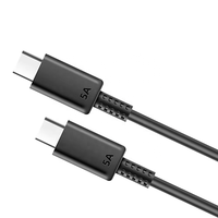 Câble d'origine pour S22 S21, haute qualité, 45W PD USB-C 5A, câble de charge rapide Type C vers Type C, câble de données à charge rapide