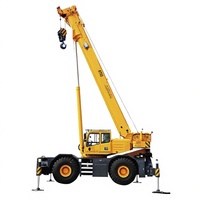 Grue tout-terrain RT25 25T 31m tendance pour le levage de modules de plateformes offshore et les travaux d'entretien de raffineries