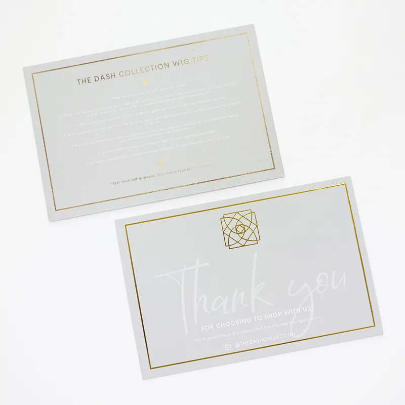 Luxury Business card greeting paper design printing box gift thank-you card customized according to your own logo