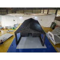 Nouvelle conception de tente gonflable en forme de cube d'air, tente de discothèque gonflable pour les événements de fête, les spectacles et les entreprises