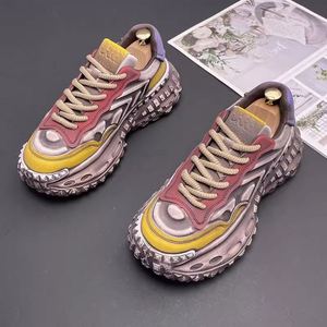Nouvelles baskets basses tendance pour le skateboard, la mode et la randonnée en montagne, doublure en coton blanc, toutes saisons, pour hommes - Product Image 4