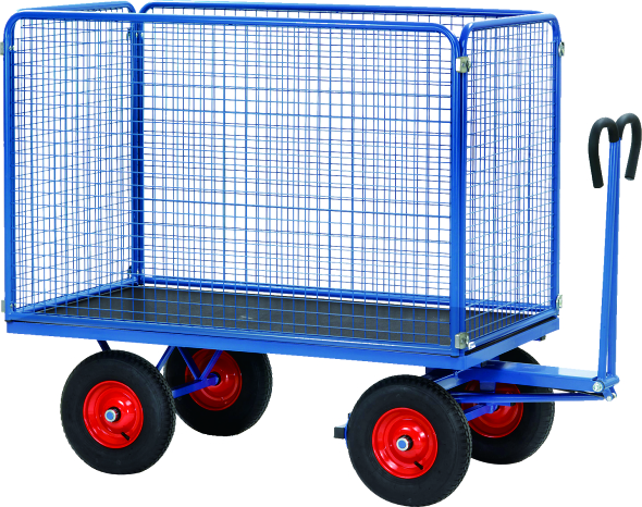 Деревянная сетчатая тележка/Фургон/четырехколесная тележка TC4191, деревянная тележка