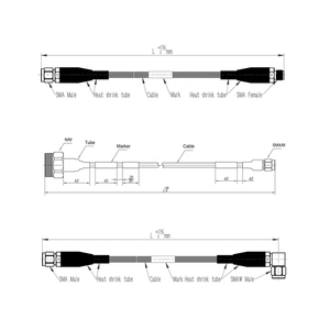 Conjunto de Cables Coaxiales RF <span class=keywords><strong>ES26</strong></span> de CC a 26.5GHz, Baja Pérdida, Fase Estable y Flexibles - Product Image 4