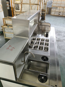 Comptoir de préparation et de réfrigération pour bubble tea, équipement de bar et comptoir à lait - Product Image 3