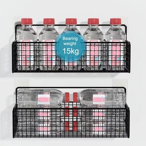 Mensola <span class=keywords><strong>Angolare</strong></span> per <span class=keywords><strong>Doccia</strong></span> con Ganci, Organizzatore da Cucina, Scaffale in Ferro per Bagno, Portaoggetti per <span class=keywords><strong>Shampoo</strong></span> - Product Image 4