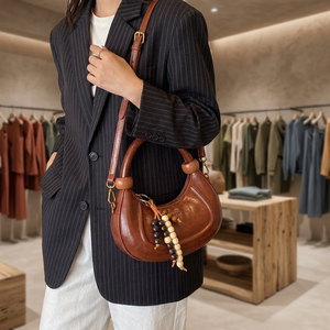 Nuevo Bolso Bandolera de PU con Estampado Animal, Diseño Exclusivo para Mujer, con Cierre de Cremallera y Broche, Ideal para el Trabajo, Viajes y Citas - Product Image 3