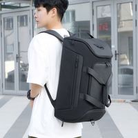 Sac de voyage Oxford imperméable avec logo personnalisé, grande capacité, sac à dos de voyage en plein air, sac de sport portable pour hommes