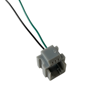 Conector de teléfono con cable RJ12 RJ11 6 pole 6P6C cabeza de cristal conector de chasis hembra cable 623K