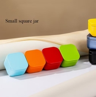RTS Großhandel 54*42mm 2oz 60ml Kleine Quadratische Mini Leere Aufbewahrungsdosen mit Deckeln Metall-Teedosen für Kerzenverpackungen