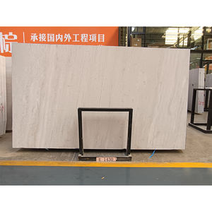 TMZ Travertino Dalle de marbre italien blanc poli de haute qualité Revêtement mural de sol de villa Design graphique en travertin naturel - Product Image 4