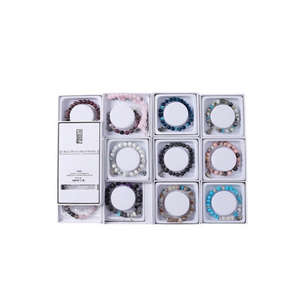 Pulsera de Piedra Natural de Acero Inoxidable de 8 mm - Product Image 2