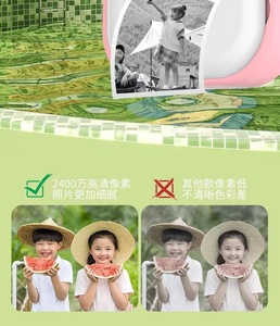 De beste cadeaus voor kinderen: High-Definition 720p <span class=keywords><strong>camera</strong></span> met dubbele lens, MicroSD, direct printen, CMOS-beeldsensor, 4K ondersteuning - Product Image 3