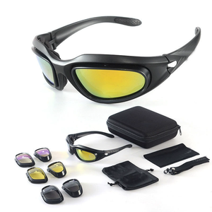 <span class=keywords><strong>Gafas</strong></span> <span class=keywords><strong>de</strong></span> Tiro Tácticas para Exteriores, 4 Lentes Intercambiables, <span class=keywords><strong>Gafas</strong></span> <span class=keywords><strong>de</strong></span> Sol <span class=keywords><strong>Deportivas</strong></span> Polarizadas, Protección UV400 para Ciclismo, Venta al Por Mayor - Product Image 1