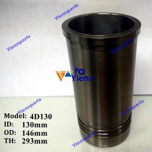 4D130 צילינדר אוניית שרוול עבור <span class=keywords><strong>Komatsu</strong></span> מנוע חלקי צילינדר אוניית 130mm משאית מלגזה מנוע חלקי 6115-21-2211 - Product Image 1