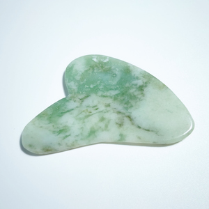 HZ permata bentuk hati alami papan Gua Sha Xiuyan giok Guasha sehat menyembuhkan tubuh alat pijat - Product Image 6