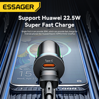 ESSAGER ES-CC12 Chargeurs de voiture USB universels 2 ports 30W Type C pour ordinateur portable avec logo personnalisé pour smartphone