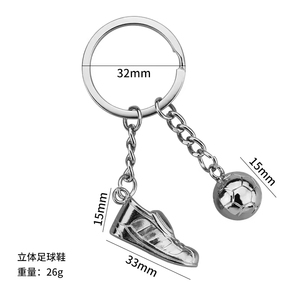 Porte-clés <span class=keywords><strong>Mini</strong></span> Sneaker 3D Simulé – Modèle Chaussure de Basketball, Football, Soccer – Créatif, Tendance, pour Voiture, Sac à Dos, Cadeau - Product Image 2