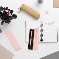 Boîte en papier PR de luxe rose prune magnétique haut de gamme avec design pliable, papier perlé, emballage cadeau exquis pour boîte à stylos