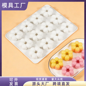 Flower Shaped Chocolate <b>Silicone</b> Mold 15 Cavities <b>Baking</b> Cake Decoration Mold For DIY Cookies And Cakes - Product Image 5