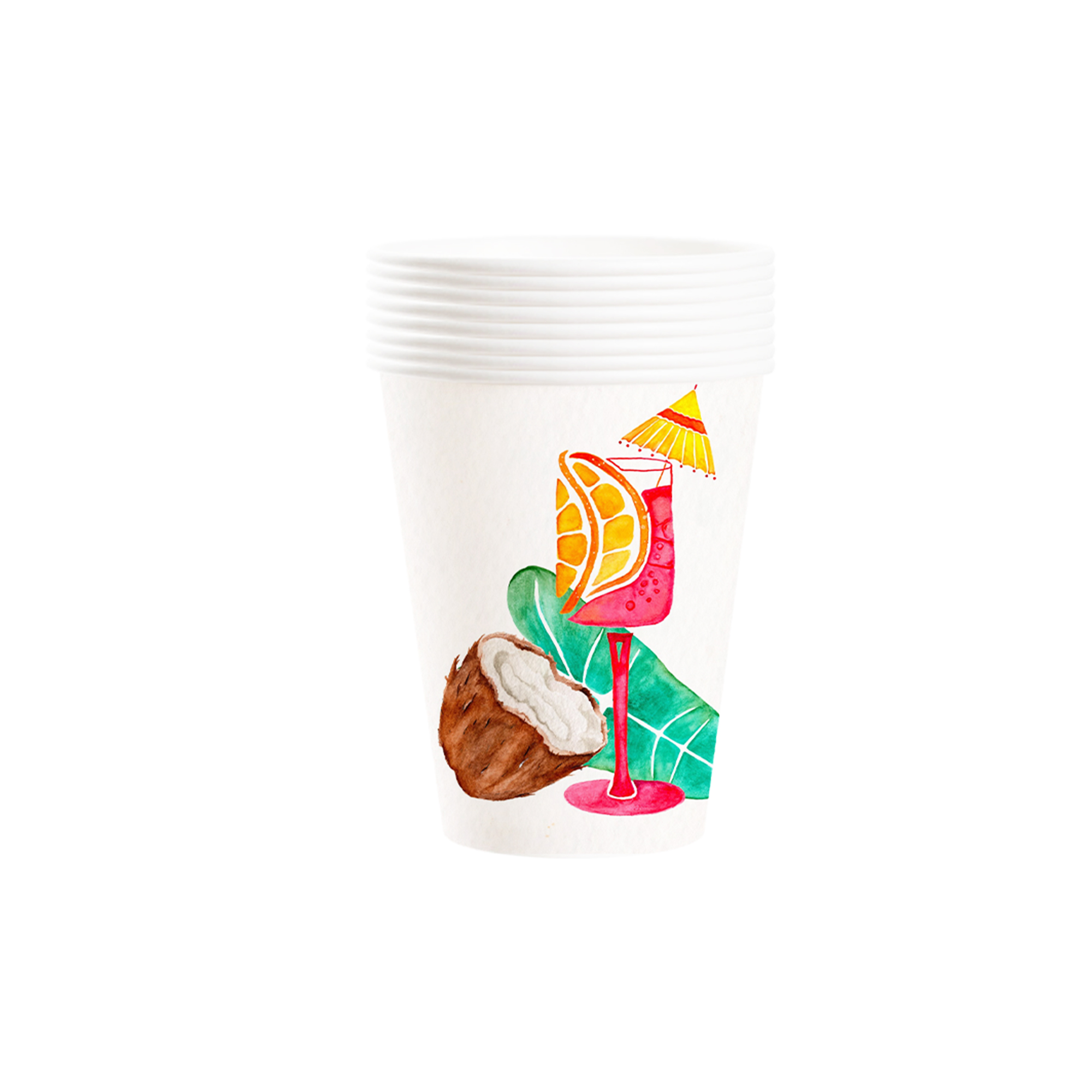 Vaso de papel de 9 oz * 8 unidades