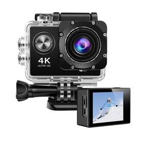 กล้องแอคชั่น 4K อัลตร้าเอชดี ไวไฟ กันน้ำได้ลึก 30 เมตร พร้อมรีโมทคอนโทรลและอุปกรณ์เสริมสำหรับกีฬาและการใช้งานกลางแจ้ง - Product Image 2