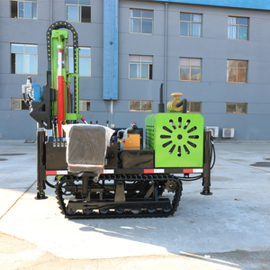 Rig pengeboran hidrolik diesel dilacak populer baru untuk sumur air dengan kedalaman <span class=keywords><strong>200</strong></span> meter - Product Image 2