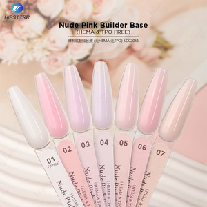 HEMA &amp; TPO FREE Nude Pink Builder Base Biab Gel in a Bottle Low Heat Nail Construction Base Gel <strong>Polish</strong> Private Label - Product Image 4