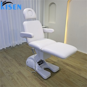 Kisen Luxury Modern Salon Spa Bed 3-Motor High-Density Sponge Metal Frame <b>Electric</b> Massage <b>Table</b> - Product Image 4