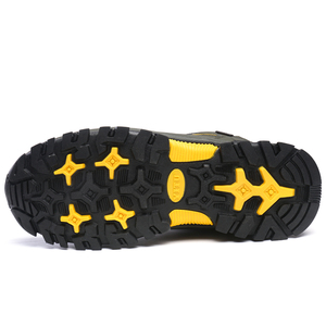 Stivali da Alpinismo da Uomo Scarpe da Escursionismo e Trekking all'Aperto per Backpacking Sportive da Trail <span class=keywords><strong>Sneakers</strong></span> Alte Allacciate in Pelle PU Invernali - Product Image 4