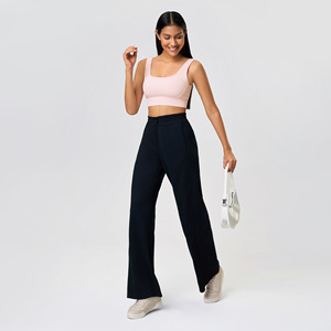 Reggiseno da donna a girocollo con spalline, supporto medio, chiusura posteriore a tre ganci, schiena a U, per corsa, allenamento e yoga - Product Image 5