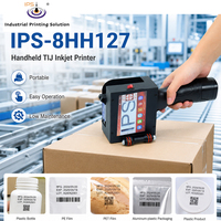 Imprimantes à jet d'encre portables IPS-8HH127, date d'expiration, numéro de série, code QR, machine de codage portable pour carton