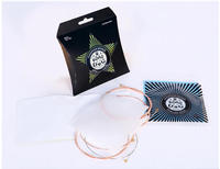 ROAD DOG Folk Acoustic Guitar Strings Steel Phosphor Bronze Thin Coated Rust-Resistant Set of 6 for Wooden Guitars