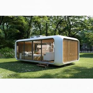 Pequeña Villa de Lujo en Contenedor de Vidrio: Casa Prefabricada Modular Tipo Cabaña Apple y Moderna Unidad de Vivienda de Vidrio - Product Image 1