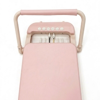 Machine de Pilates pliable en alliage d'aluminium avec logo personnalisé, pour usage domestique, légère et portable, lit de Pilates à rail silencieux, MOQ 1