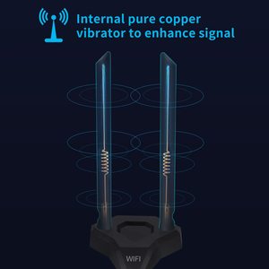 Antena WiFi <span class=keywords><strong>de</strong></span> doble banda para interiores 8dBi 2,4 GHz 5GHz 5,8 GHz Base magnética RP-Para cámara <span class=keywords><strong>de</strong></span> <span class=keywords><strong>seguridad</strong></span> WiFi <span class=keywords><strong>TP</strong></span>-<span class=keywords><strong>Link</strong></span> - Product Image 3